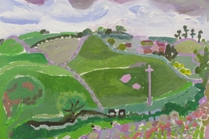 Black cattle with white faces