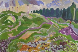 Nearing the summit above Nenthead